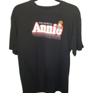 The Musical Annie Black Tshirt